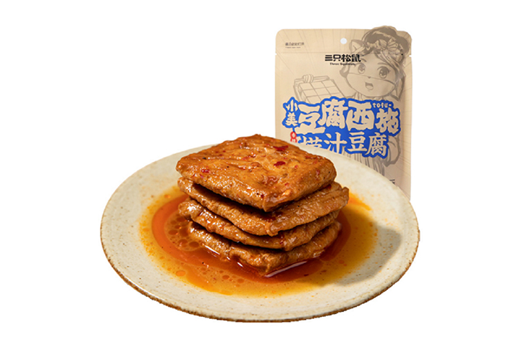 三只松鼠豆腐西施捞汁豆腐香辣味 120G